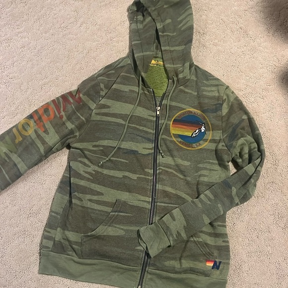 Women’s Aviator Nation size medium camouflage sweatshirt. Great condition! - Picture 1 of 6